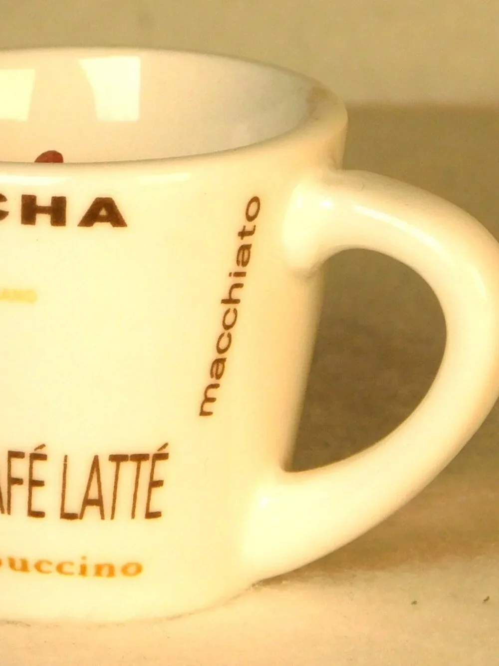 Mini Espresso 3 oz Cup w/Candle Coffee Cafe Latte Mocha Americano Mug Greenbrier